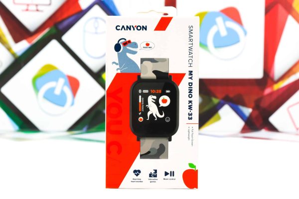 Smartwatch Canyon My Dino KW-33 crni CNE-KW33BB pametni sat