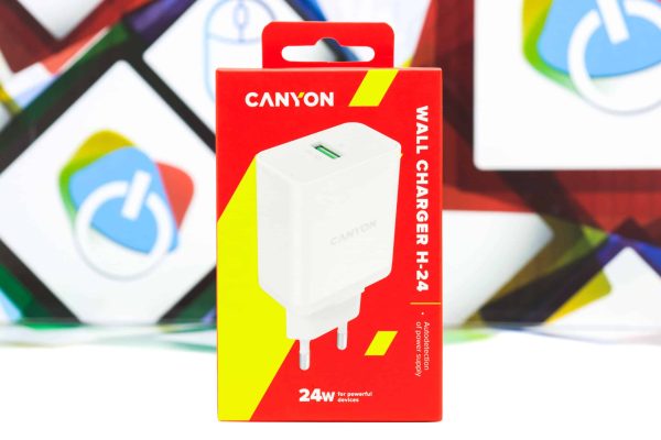 Kućni punjač Canyon Wall Charger H-24 24W