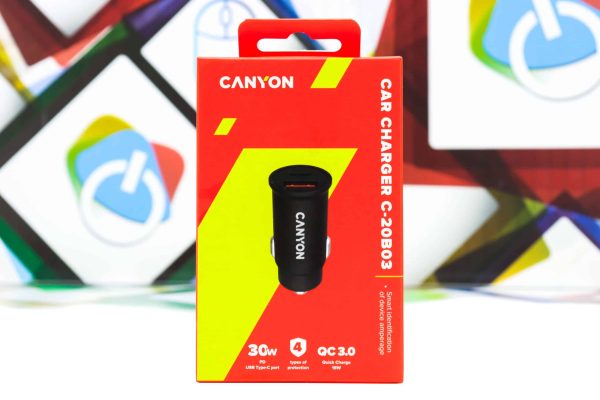 Auto punjač Canyon Car Charger C-20B03 30W
