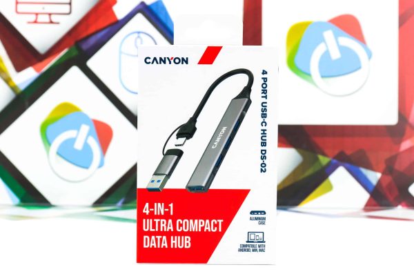 Multiport Hub Canyon DS-02 4 port USB-C