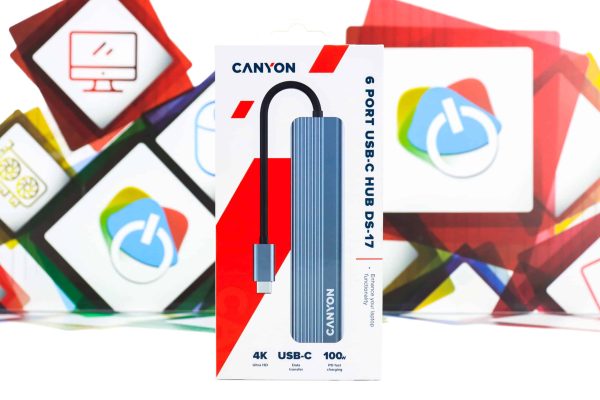 Multiport Hub Canyon DS-17 6 port USB-C