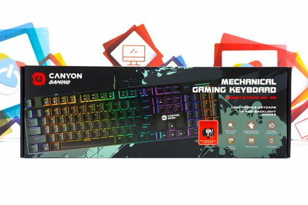 Gaming tipkovnica Canyon Cometstrike GK-55 RGB mehanička