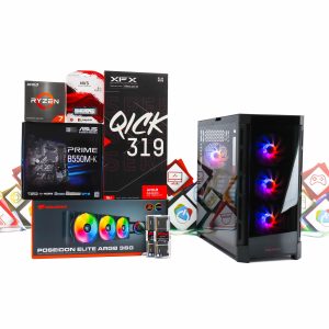 Gaming PC Cougar Duoface-16 R7 5700X RX 7800 XT 1TB SSD 32GB DDR4