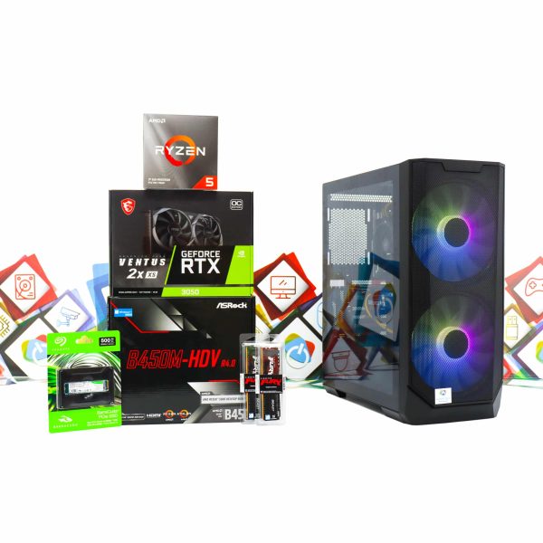 Gaming PC Airstream IT-3503-18 R5 3600 RTX 3050 480GB SSD 16GB DDR4