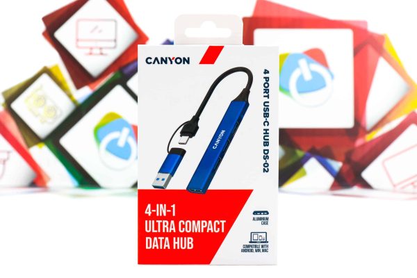 Multiport Hub Canyon DS-02 4 port USB-C