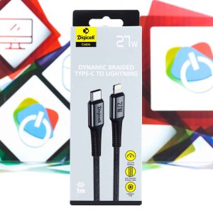 USB-C na Lightning kabal Digicell 27W 1m pleteni