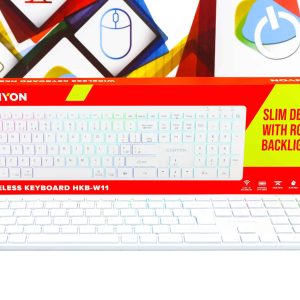 Office bežična tipkovnica Canyon HKB-W11 bijela