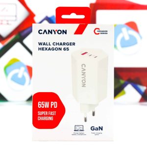 Kućni punjač Canyon Wall Charger Hexagon 65W