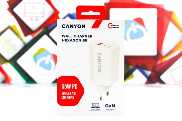 Kućni punjač Canyon Wall Charger Hexagon 65W