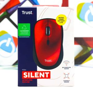 Miš bežični Trust YVI+ Silent 1600dpi crveni