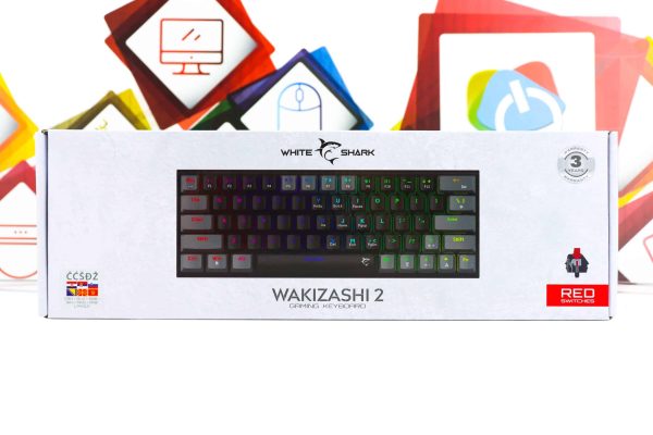 Gaming tipkovnica White Shark Wakizashi 2 red switch crno-siva