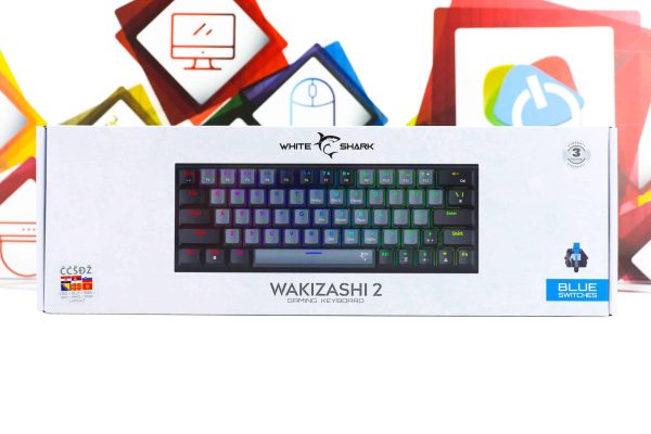 Gaming tipkovnica White Shark Wakizashi 2 blue switch crno-siva