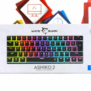 Gaming tipkovnica White Shark Ashiko 2 blue switch crna