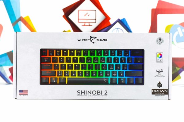 Gaming tipkovnica White Shark Shinobi 2 brown switch crna