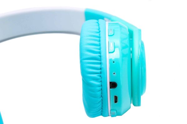 Slušalice bežične QYS-130 zelene sa RGB LED osvjetljenjem - Slika 8