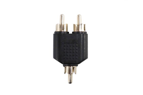 Konektor RCA muški na 2x RCA muški