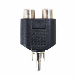Konektor RCA muški na 2x RCA ženski