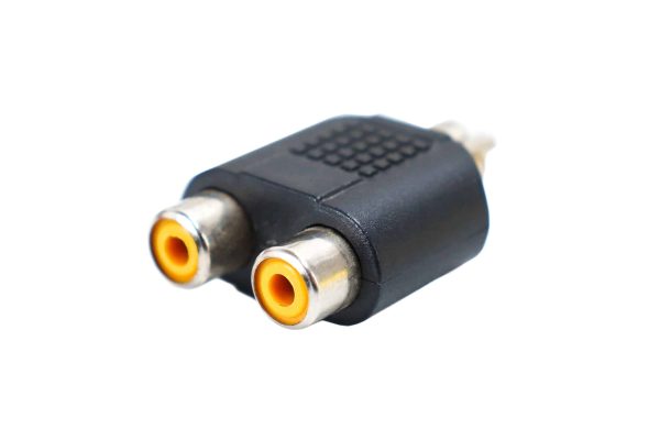 Konektor RCA muški na 2x RCA ženski - Slika 3