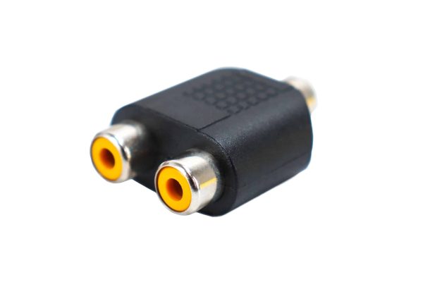 Konektor RCA ženski na 2x RCA ženski - Slika 3