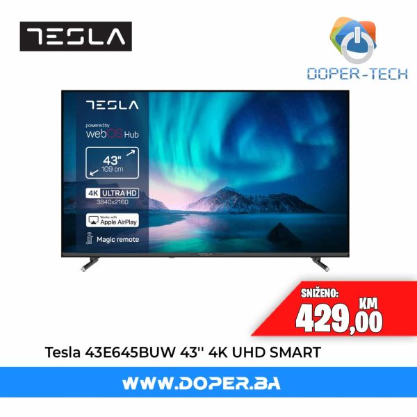 TV Tesla 43E645BUW 43'' LED 4K UHD Smart