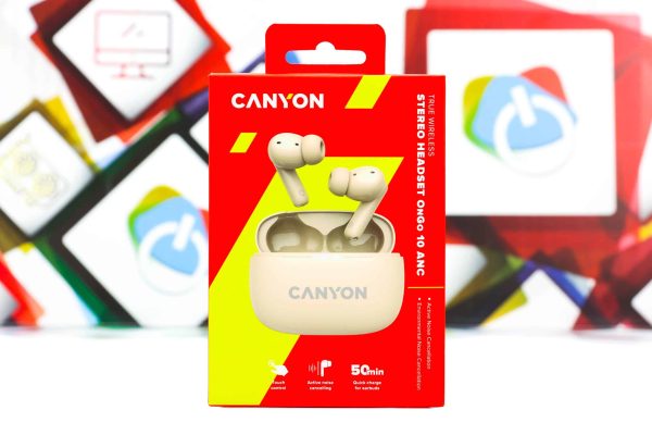 Slušalice bežične Canyon OnGo 10 ANC bež