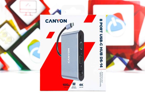 Multiport Hub Canyon DS-14 8 port USB-C