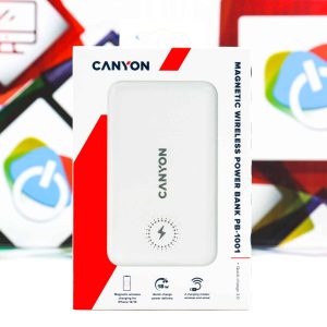 Magnetni bežični Power Bank Canyon PB-1001 10.000 mAh