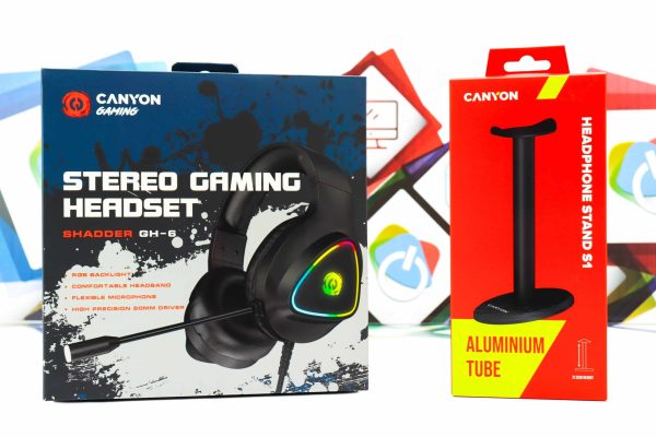 Gaming slušalice Canyon Shadder GH-6 RGB crne + stalak