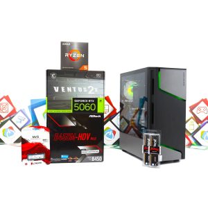 Gaming PC Cougar MX360-12 R5 5600X RTX 5060 500GB SSD 16GB DDR4