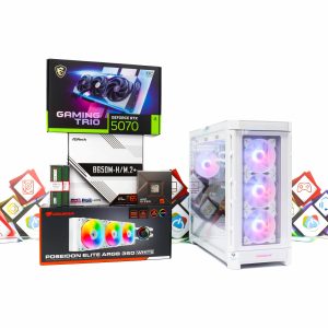Gaming PC Cougar DuoFace 20W-Pro R5 7600X RTX 5070 1TB SSD 32GB DDR5