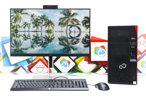 Office uredski set Fujitsu P557 Tower + HP E24d G4 24"