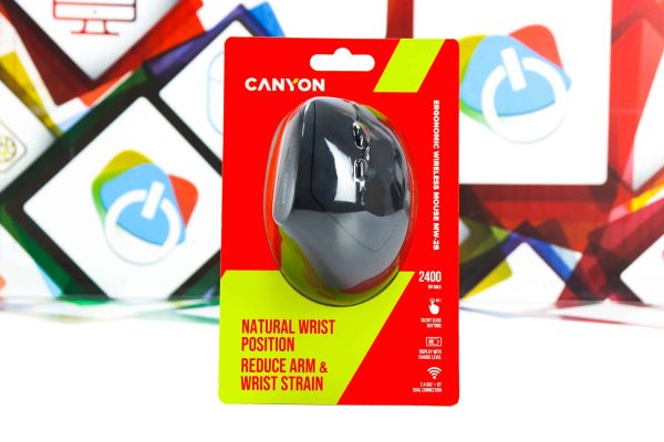 Miš bežični ergonomski Canyon MW-25 CNS-CMSW25 crni