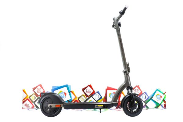 Električni romobil MS ENERGY Urban 500 Black - Slika 3