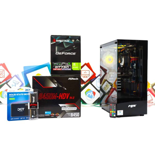 Gaming PC MAX G305-11-01 Athlon Pro 300GE GT 730 256GB SSD 8GB DDR4