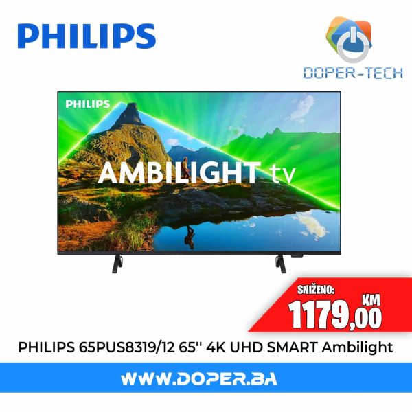 TV Philips 65PUS8319/12 Ambilight 65" 4K UHD LED Smart