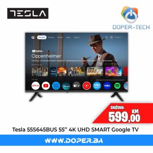 TV Tesla 55S645BUS 55" 4K UHD SMART Google TV