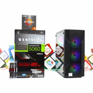 Gaming PC Cougar MX110-04 R5 5500 RTX 5060 480GB SSD 16GB DDR4