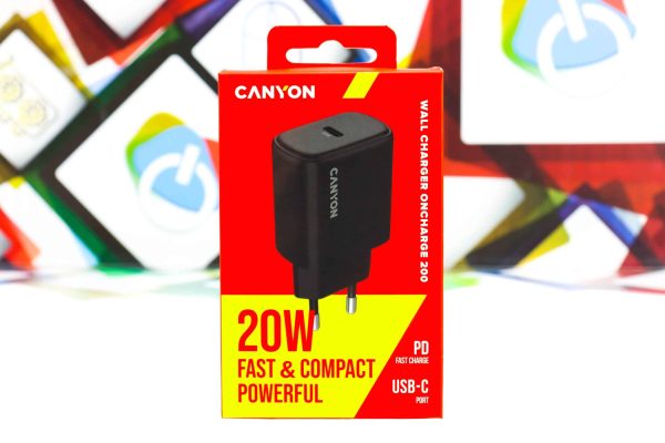 Kućni punjač Canyon OnCharge 200 20W USB-C