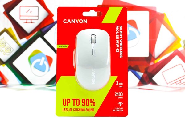 Miš bežični Canyon MW-12 CNS-CMSW12DG sivi