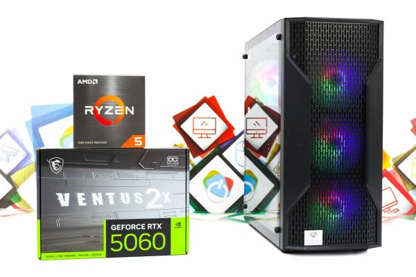 Gaming PC Cougar MX110-04 R5 5500 RTX 5060 480GB SSD 16GB DDR4 - Slika 2