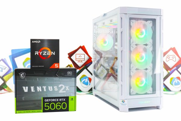 Gaming PC Cougar DuoFace 21W-Pro R5 5600X RTX 5060 1TB SSD 32GB DDR4 - Slika 2