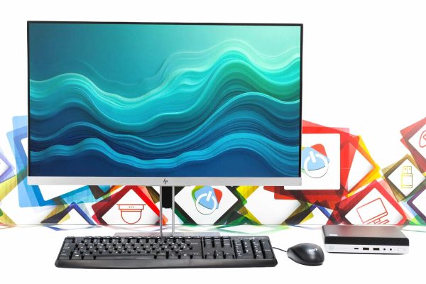Office uredski set HP 800 G3 Mini + HP E273Q 27"