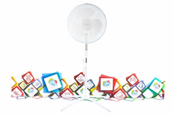 Ventilator s postoljem Green Tech G-F-40-WH 50W 16" - Slika 2
