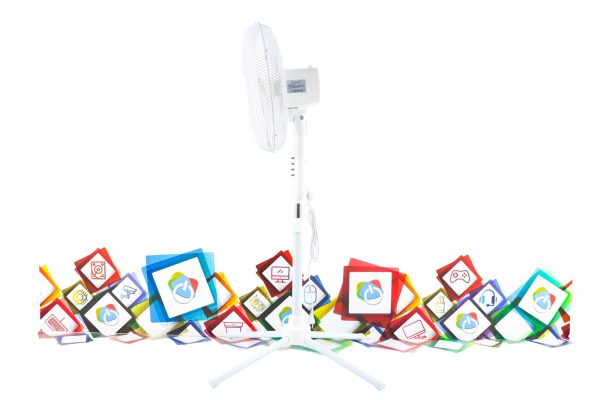 Ventilator s postoljem Green Tech G-F-40-WH 50W 16" - Slika 5
