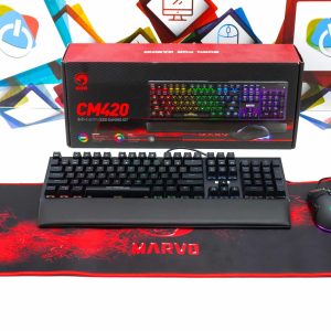 Set tipkovnica miš podloga Marvo CM420 3u1