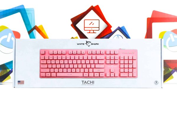 Gaming tipkovnica White Shark Tachi roza