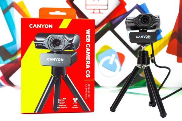 Web kamera Canyon C6 QHD 3.2MP